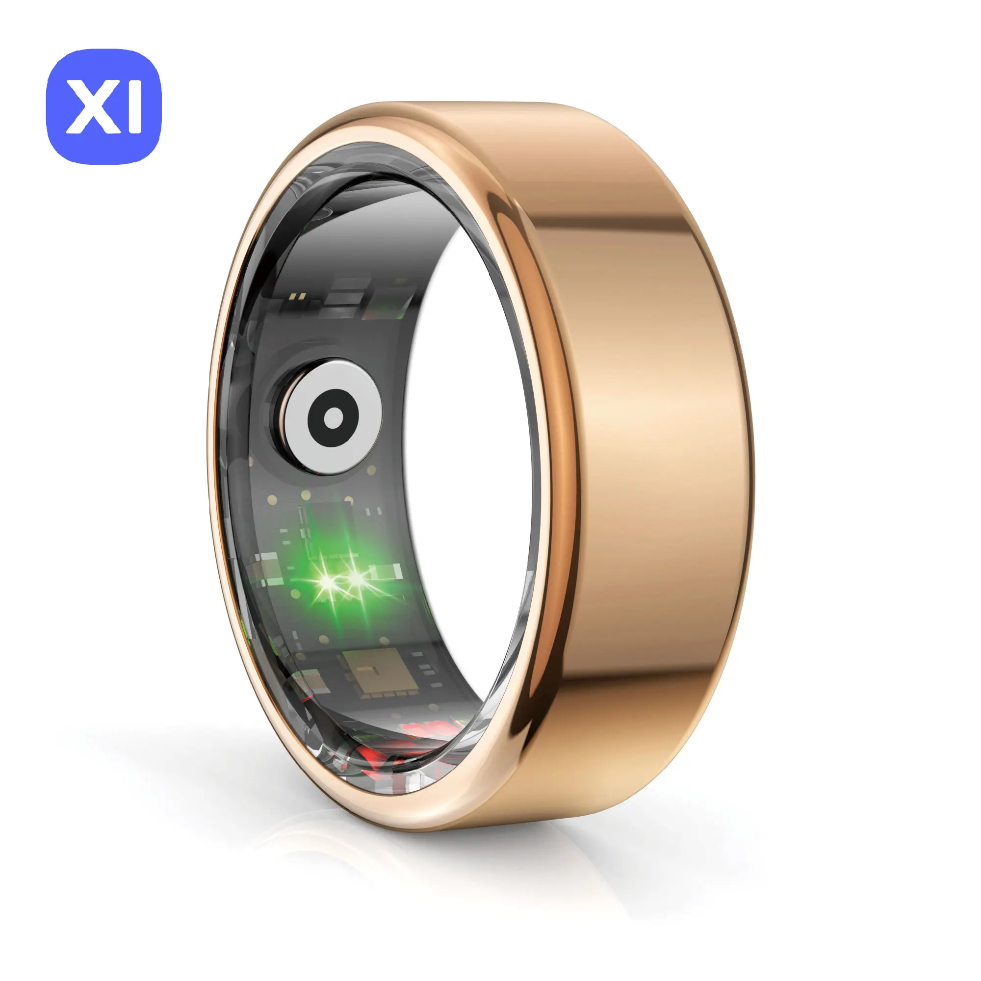 

Xizon Smart Ring with Sleep Monitoring, Step Counting, Heart Rate and Blood Oxygen, for iPhone and Android