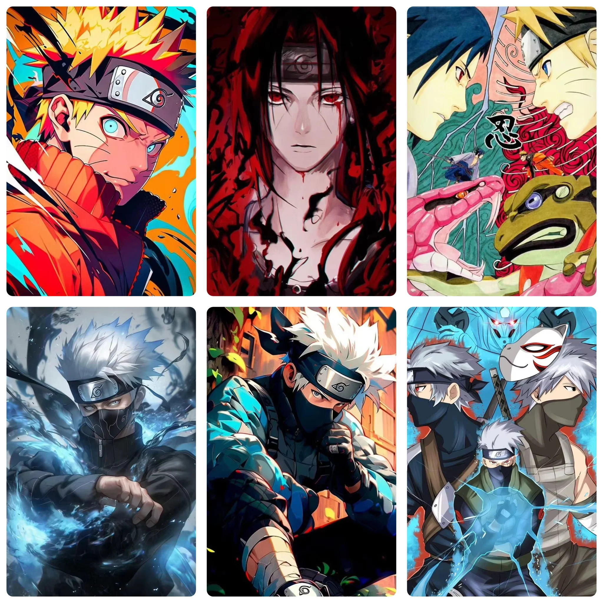 500/1000/1200/2000PCS Puzzle Naruto Ninja Anime Jigsaw Modern Home Decor Family Interactive Gift Holiday Gifts