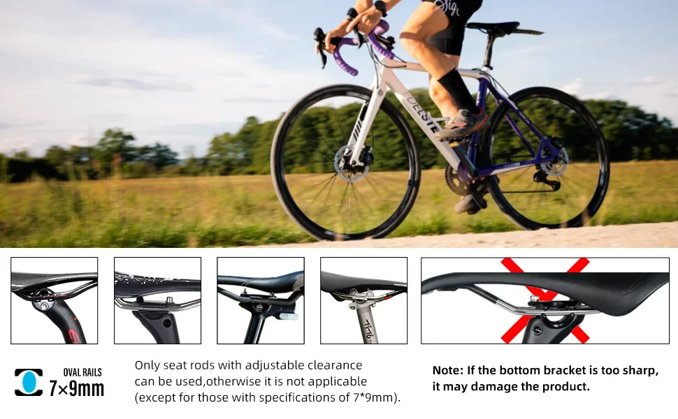 3D-gedruckter Fahrradsattel mit Vollcarbonfaser – 145 mm 185 g 7 x 9 – adaptiver Fahrradsitz für Mountain Road und Gravel Bike – Detail 3