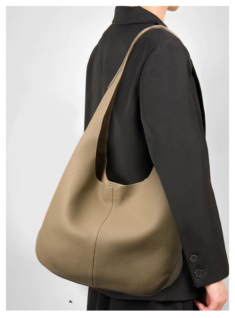 Unterarm- und Commuter-Tragetasche für Damen – Neuer Stil, stilvoll und vielseitig, großes Fassungsvermögen, Einzelschultertasche – Detail 2