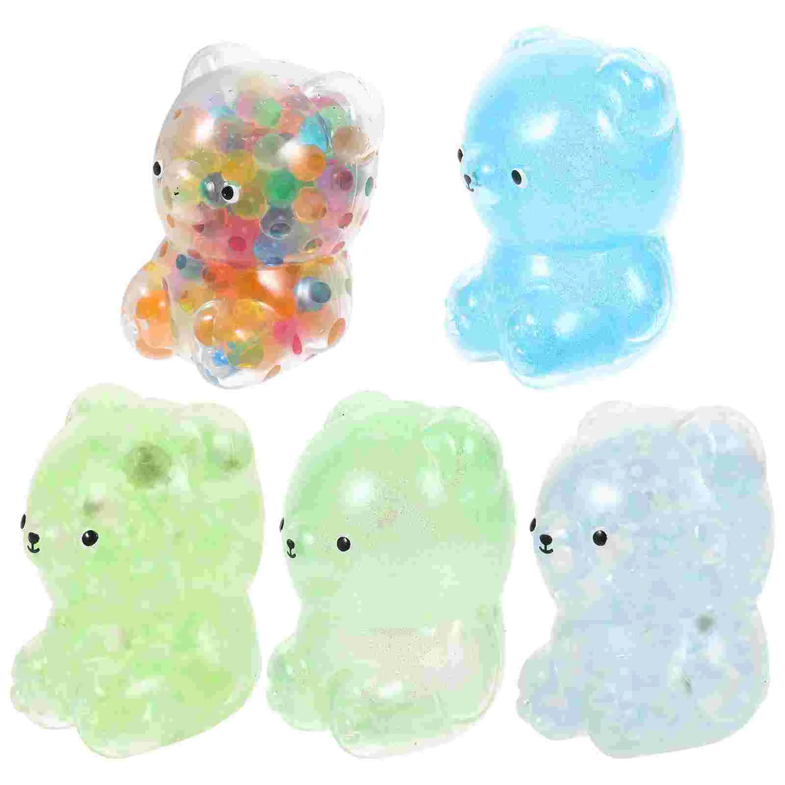 5 Pcs Decompression Toys B Portable Anxiety Pinch Music Adorable Elastic Pressure Lovely