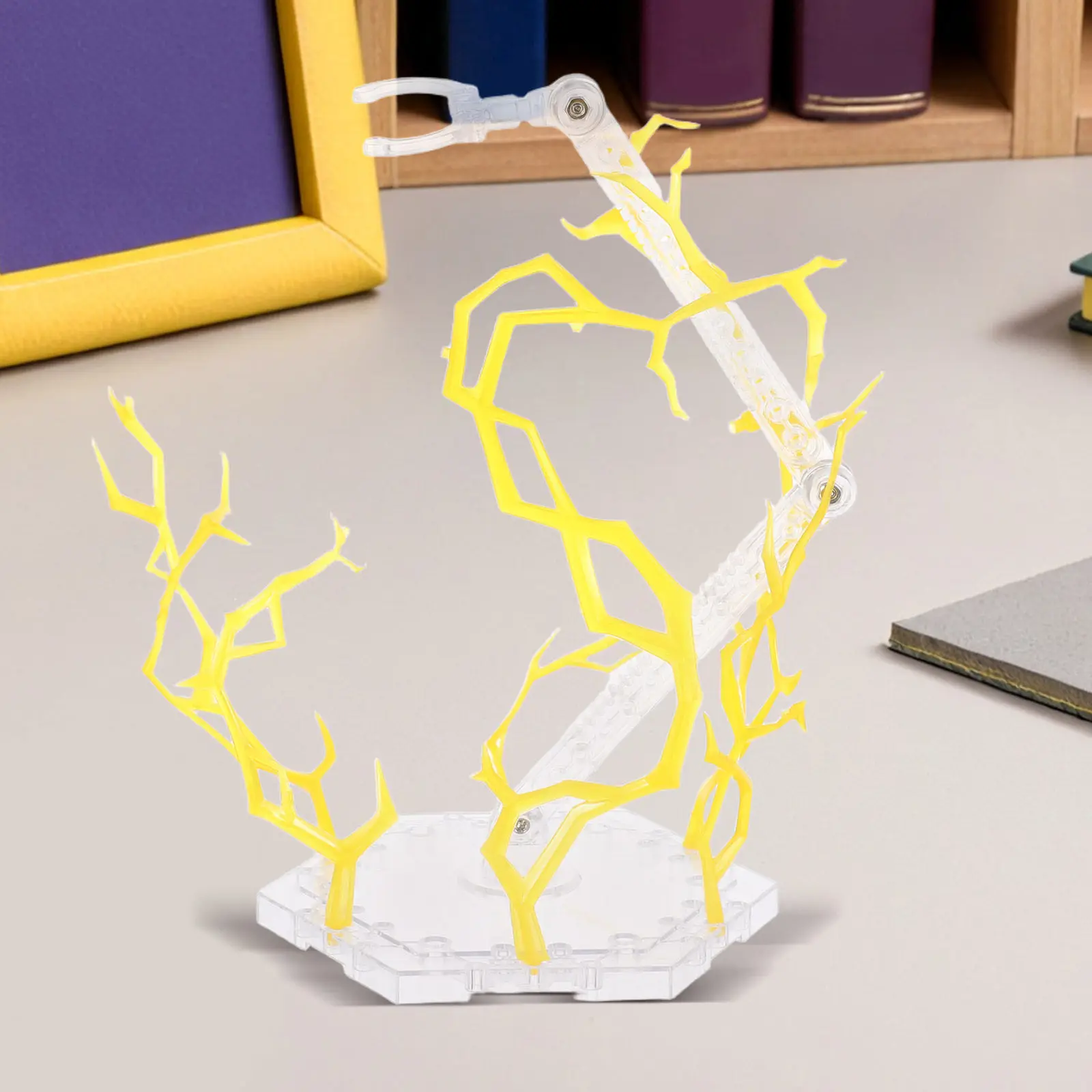 Stable Transparent Display Stand for Action Figures Adjustable Pose Support Base Universal Fit for Character Collections