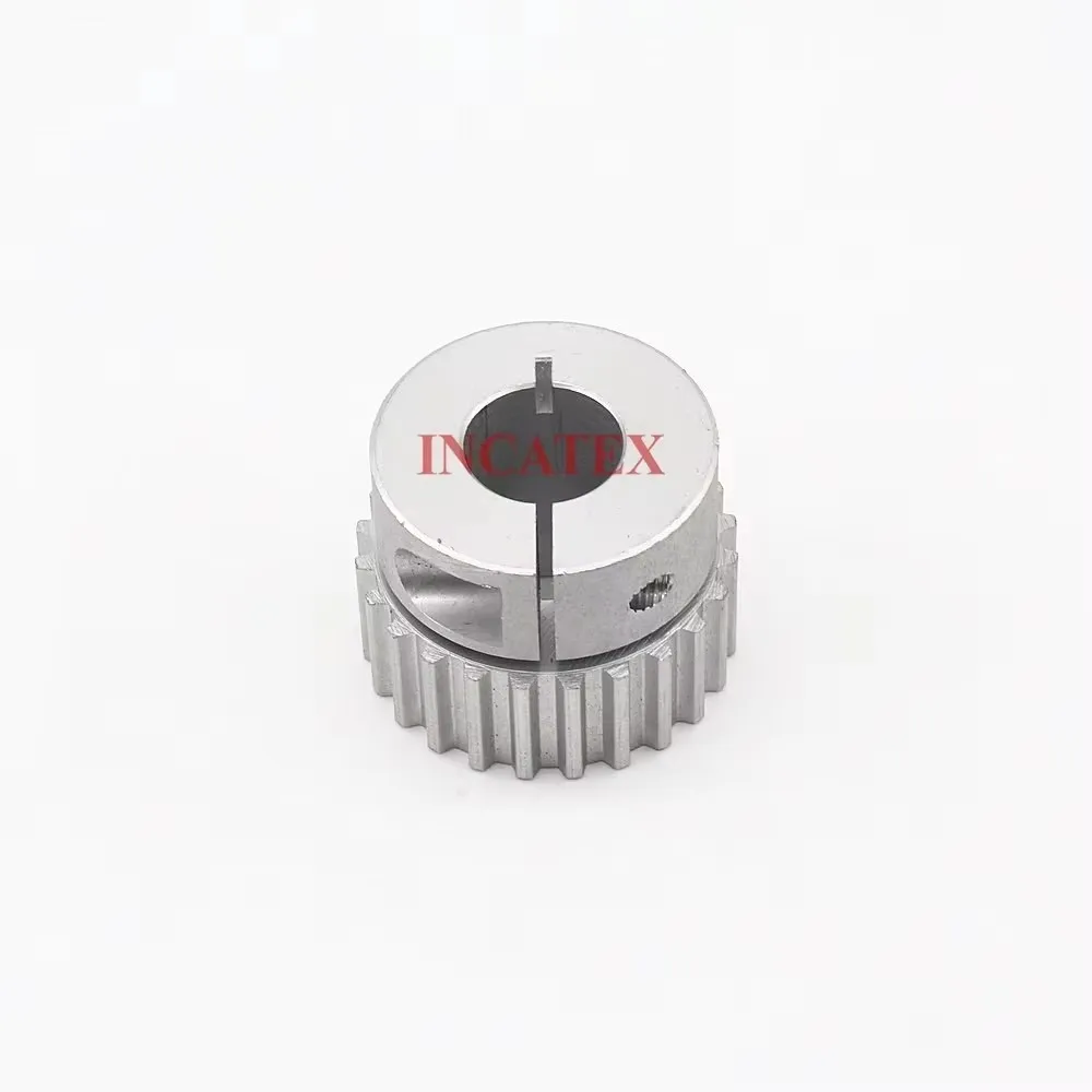 Tajima Embroidery Machine Spare Parts Timing Pulley With Base W10-24 15mm Diameter Shaft For Main Shaft Rotary Encoder