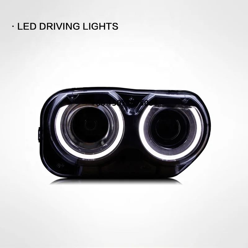 Hot Selling Head Lamps High Performance Set of LED HeadLamps Lights Assembly Fit for Dodge Challenger 2008-2020 Car Headlight