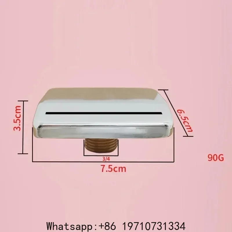 1pcs 304 Stainless steel Waterfall Water Fountain Water Sprinklers Water Feature for Garden Pool SPA Outdoor Decor Aerator