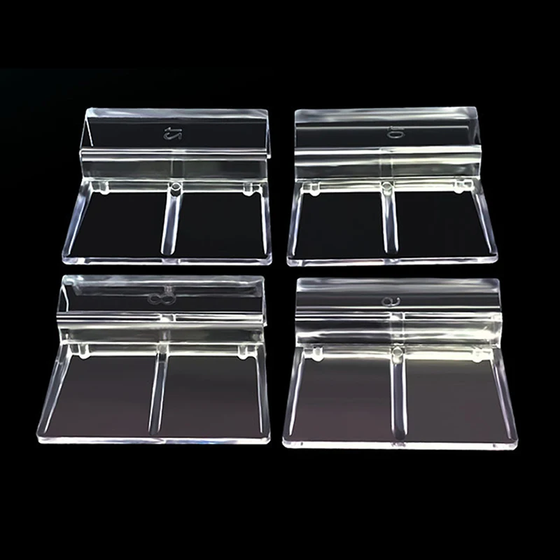 4Pcs Glass Aquarium Cover Holder Acrylic Bracket Fish Tank Lid Clips Support Bracket For Rimless Aquarium Fish Tank 6/8/10/12Mm