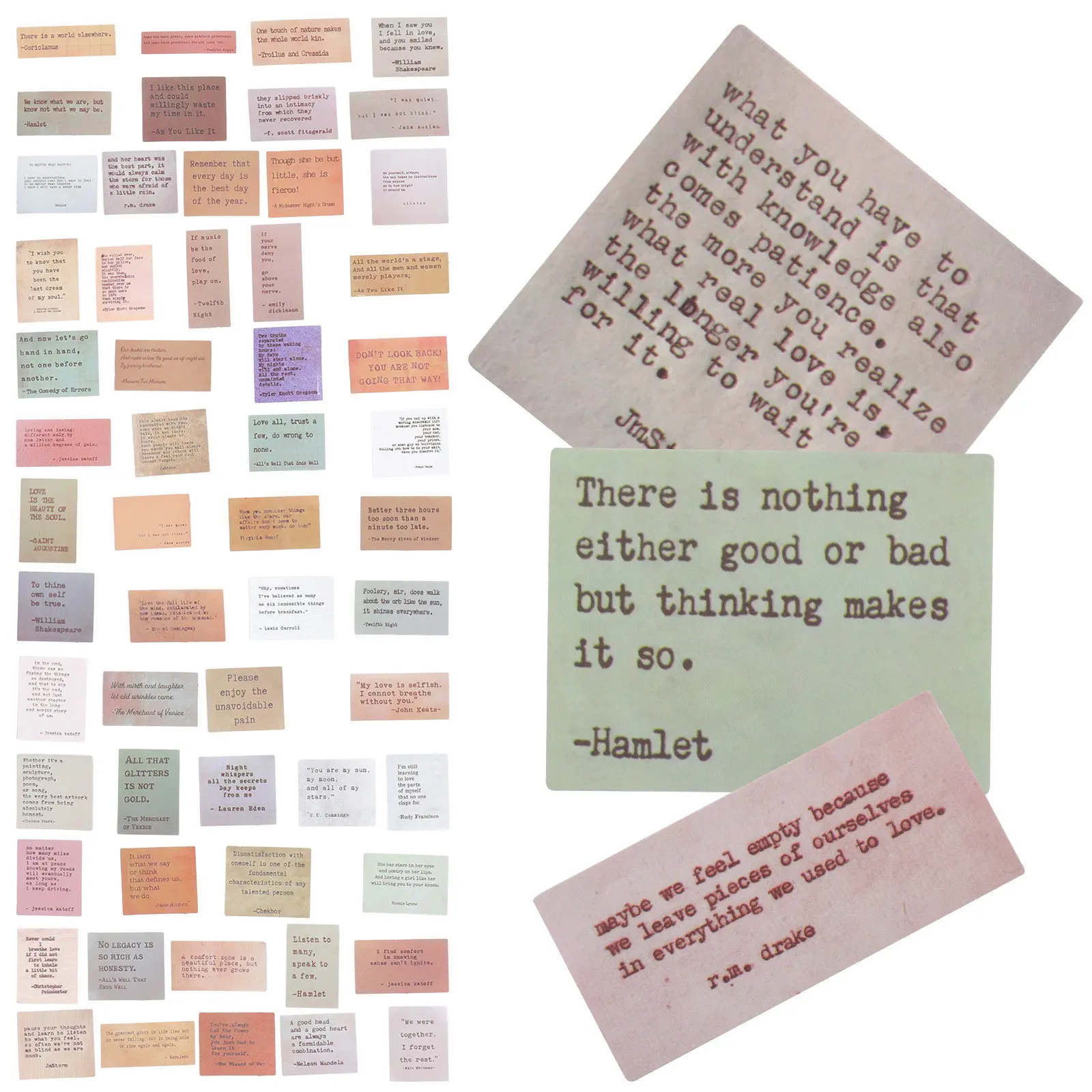 

120Pcs DIY Graffiti Stickers Inspirational Saying for Journal Planner Scrapbooking Accessories Positive Quote Sticker Set