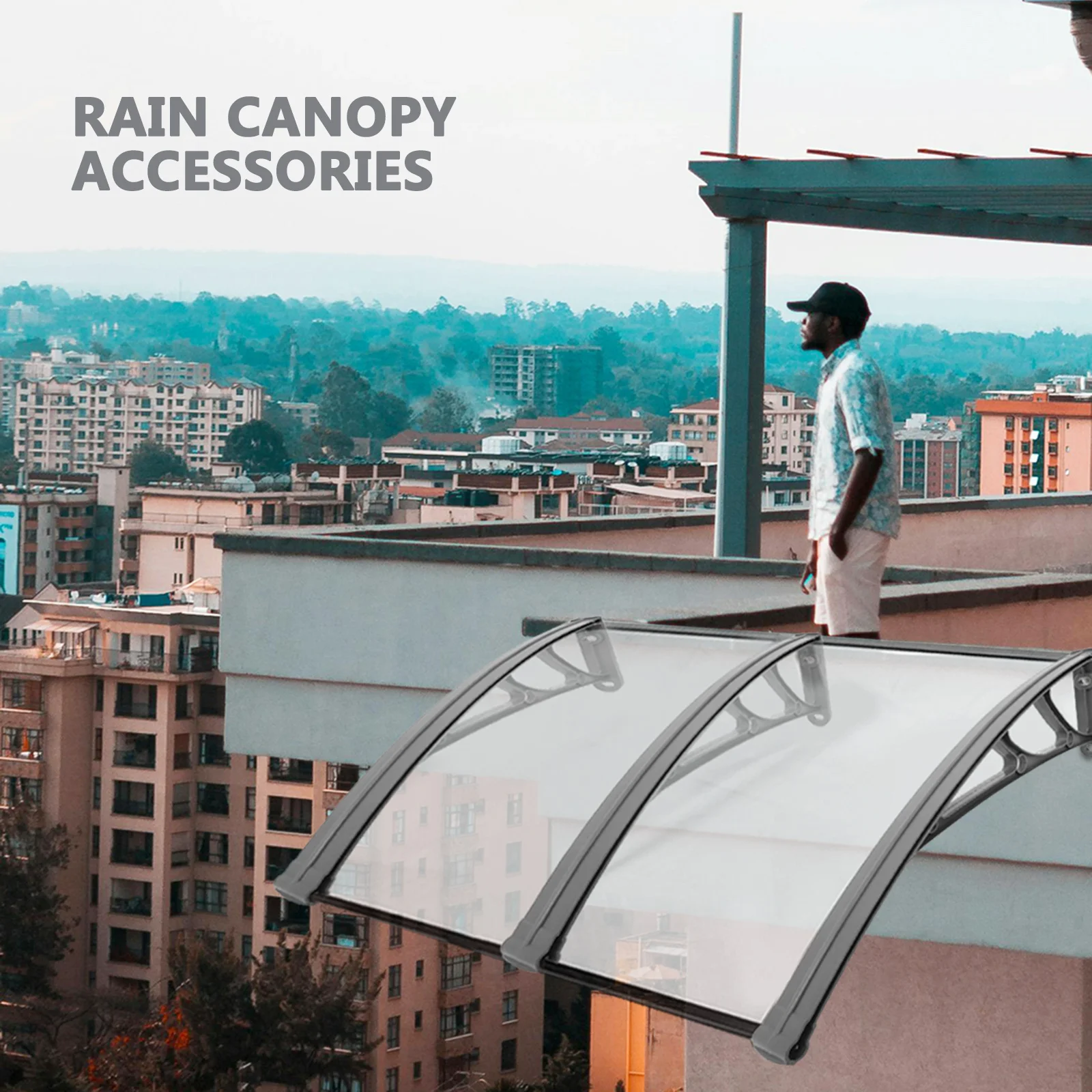 

Plastic Steel Awning Bracket Reinforced Support for Door Window Patio Canopy Outdoor Weather Resistant Awnings Brackets