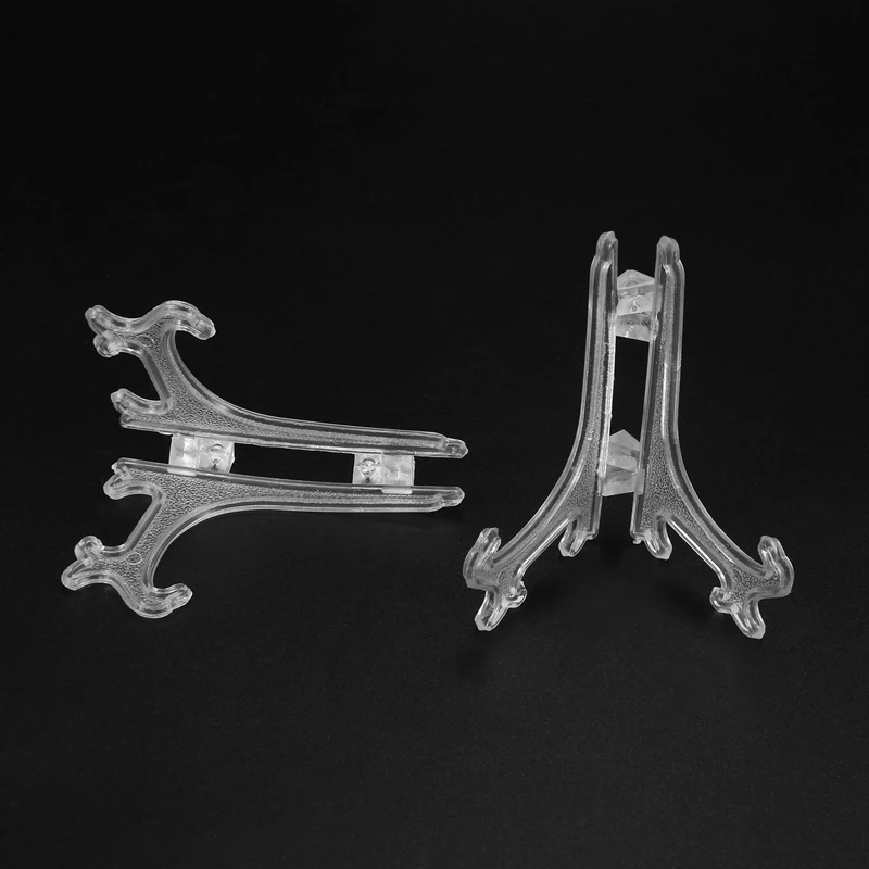 حامل البسكويت البلاستيكي الشفاف ، حامل العرض ، بطاقة المكان ، الحامل في حفلات الزفاف ، حفلة عيد الميلاد ، 3 بوصة ، 24 عبوة