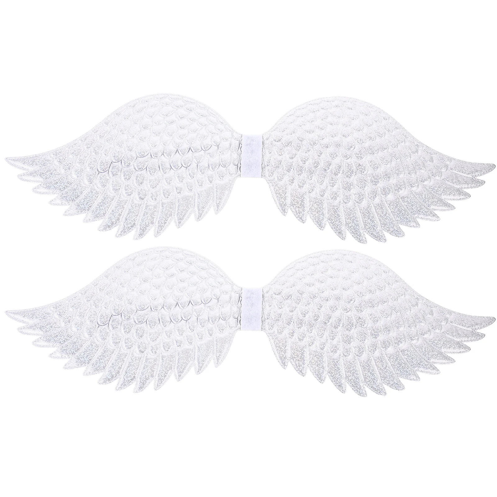 2Pcs Angel Wing Prop Large Fairy Wings for Girls Elastic B Halloween Party Stage Performance Costume Accessories Photo Props