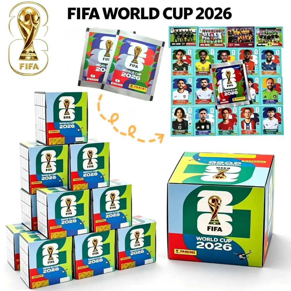 Hot Sales Panini Official 2026 FIFA World Cup Soccer Stickers, Limited Edition Sticker Packs Fan Memorabilia gift Good Gift