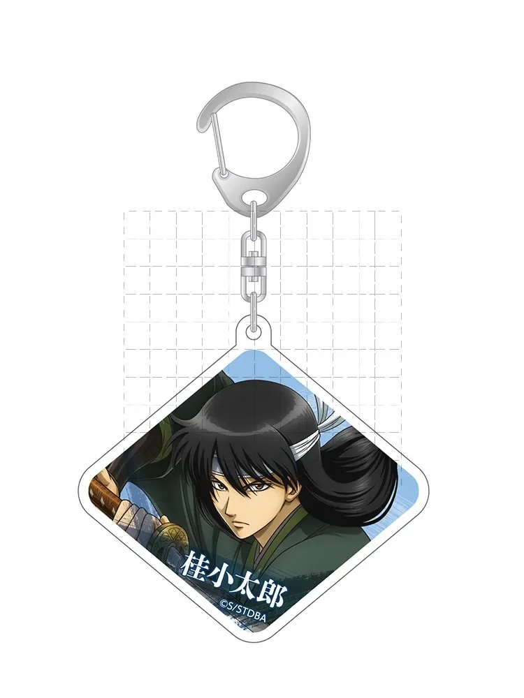 Gioco Hijikata Toshirou Okita Sougo Takasugi Shinsuke Portachiavi Bambola Anime Sakata Gintoki Acrilico Portachiavi Ciondolo Regalo