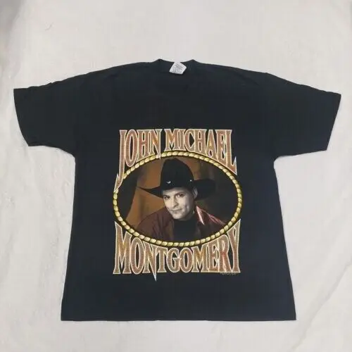 John Michael Montgomery Black 1994 Concert Tour Music T-Shirt Gift For Fans Musi