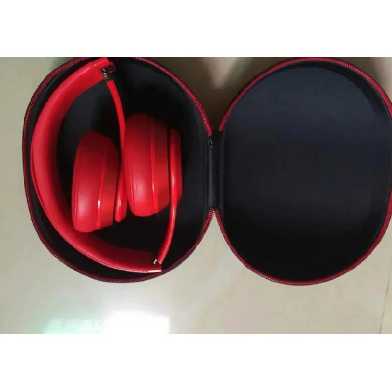 حقيبة حمل سماعة رأس صلبة من مادة إي في إيه، حقيبة تخزين محمولة للسفر مناسبة لـ Solo 2 3 Studio 2 Studio 3