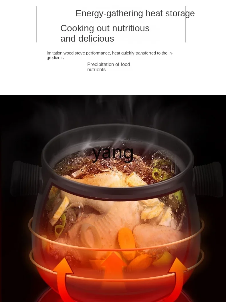 CX  Household Intelligent Soup Thermal Pot Automatic Large Capacity Ceramic Health Cooker Fantastic Congee Cooker