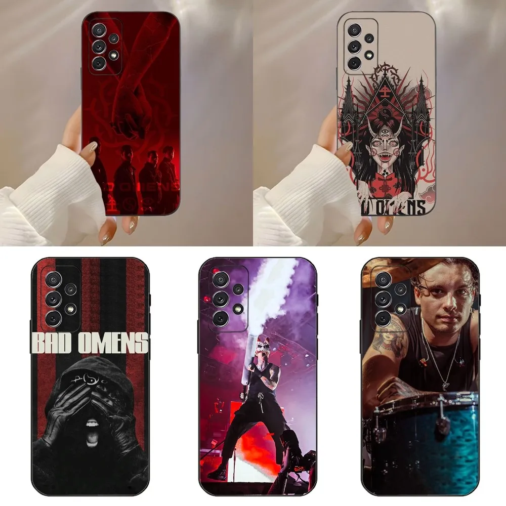 B-Bad O-Omens Phone Case For Samsung Galaxy A91,A80,A73,A72 ,A71,A53A52,A32 ,A31A22,A21s,A20,Black Cover