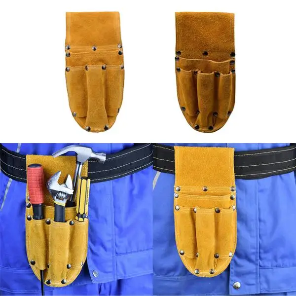 

Прочная поясная сумка для электрика из плотной ткани, органайзер для инструментов (молоток, гаечные ключи, отвертки) для использования на стройплощадке