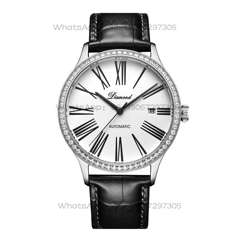 

Shanghai Diamond Watch Men's Advanced Fully Automatic Machinery Simple Trend Single Calendar Top Ten Student Father Men's Watch