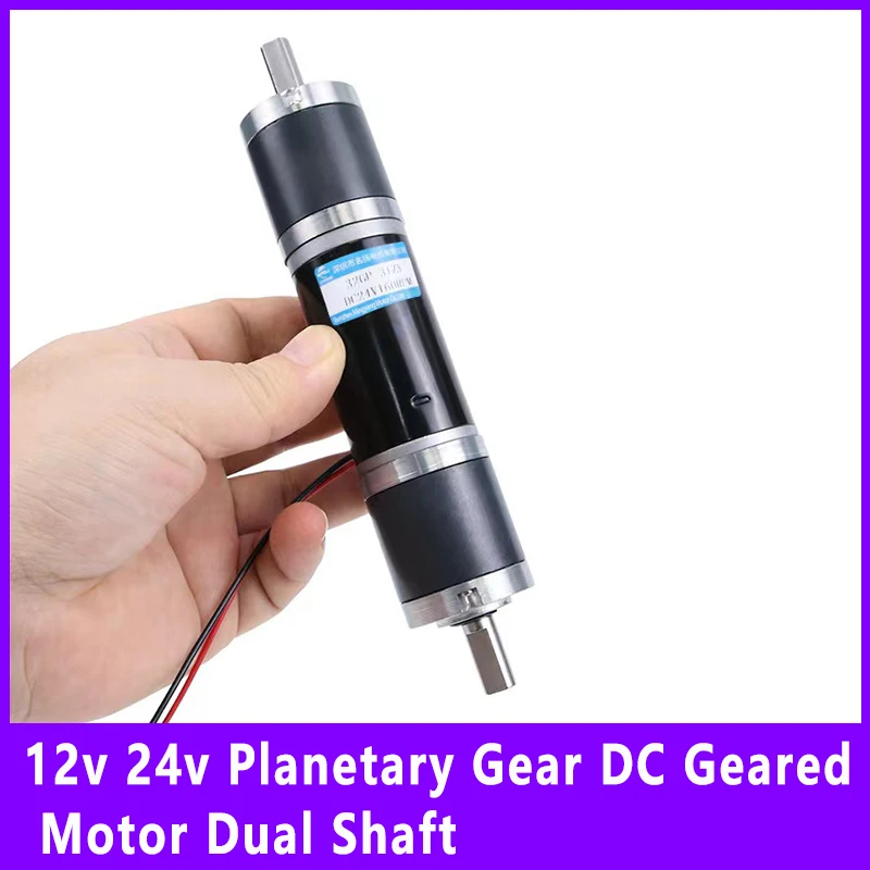 12v 24v Planetary Gear DC Geared Motor Dual Shaft Miniature Large Torque Adjustable Speed Motor 32GP-31ZY