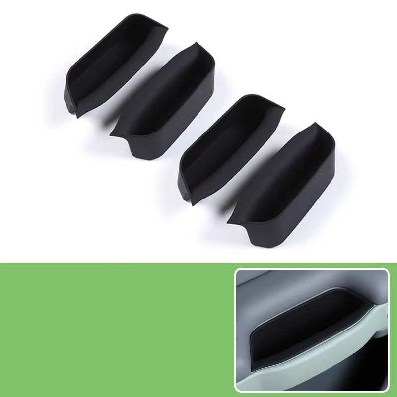 ل BAIC BJ30 2025 2024 باب السيارة صندوق تخزين مسند الذراع صندوق تخزين من السيليكون مقبض الباب صندوق تخزين غطاء تعديل