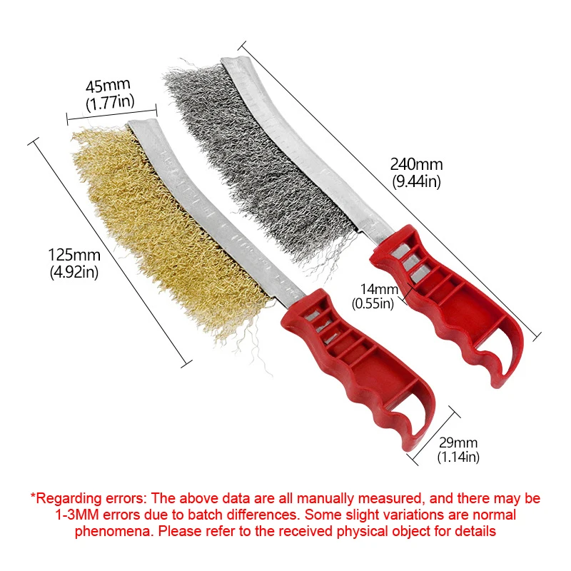 Cepillo de alambre de acero Cepillo de rodillo de eliminación de óxido de metal Cepillo de limpieza de barbacoa pulido Adecuado para limpiar rejillas de barbacoa