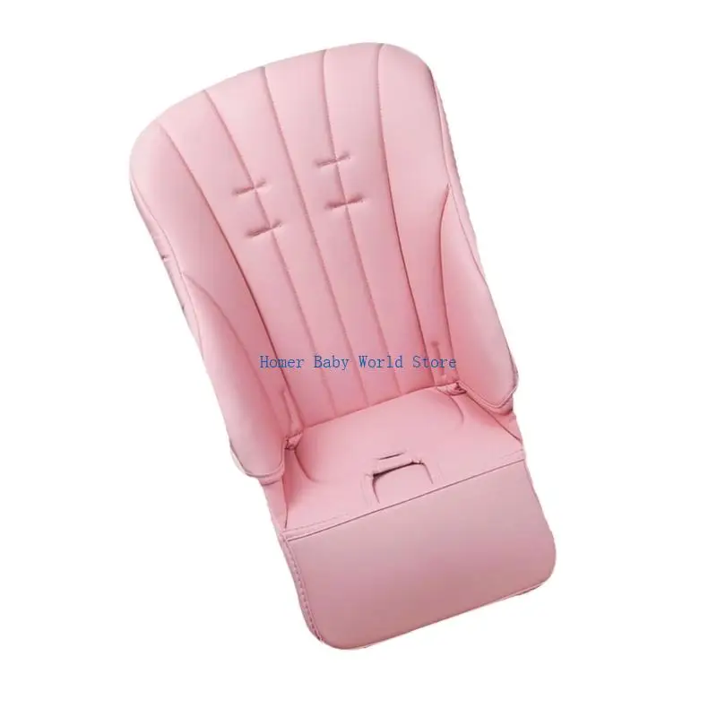 B2QD واقي مقعد طعام الأطفال من جلد البولي يوريثان، غطاء وسادة مقاوم للخدش، جاهز للهدايا