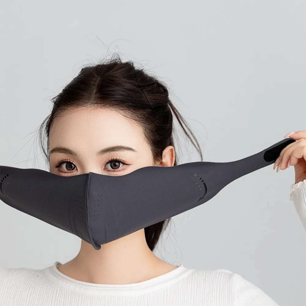Mascarilla facial cálida de otoño e invierno para mujer, orejera dos en uno gruesa 3D, máscara de ciclismo transpirable a prueba de viento, protección para los oídos