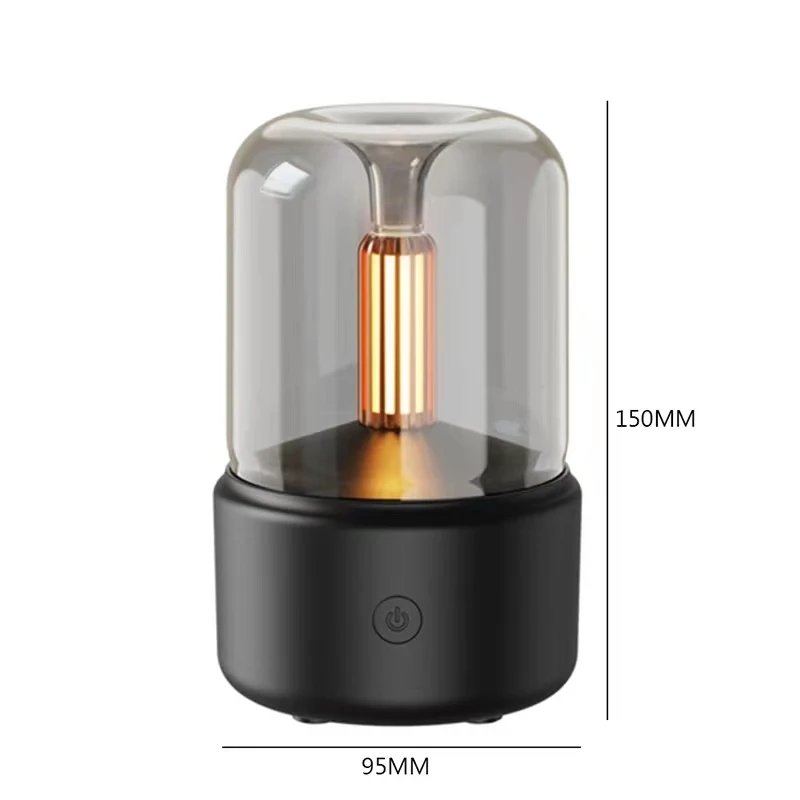 Umidificador de ar difusor aromaterapia lam quarto casa fragrância fogger led óleo essencial lâmpada luz velas difusor aroma difusor