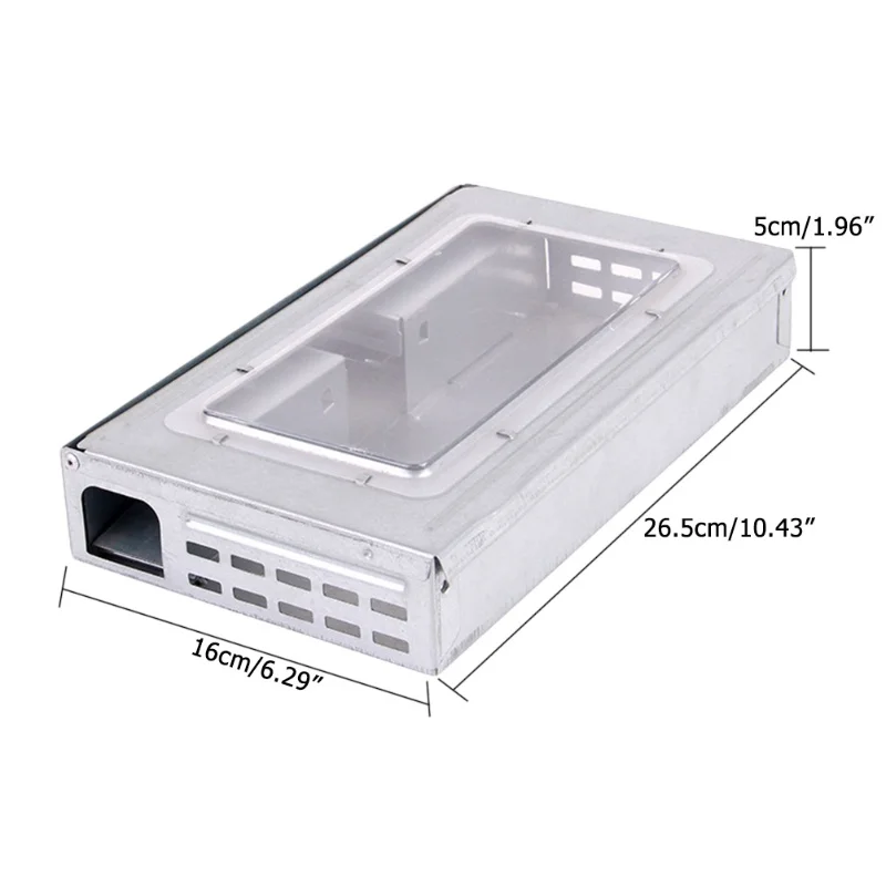 

Автоматическая многоразовая ловушка для мышей и крыс, большая, для домашнего использования, клетка-уловитель грызунов