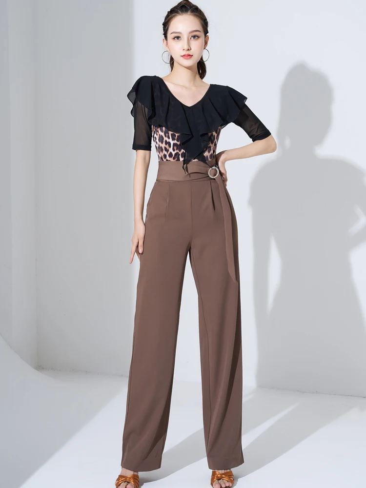 Strój do tańca latynoamerykańskiego Princ Dr, nowy, dla dorosłych, do tańca nowoczesnego, jednoczęściowy strój treningowy, strój na występy, wysoka jakość.