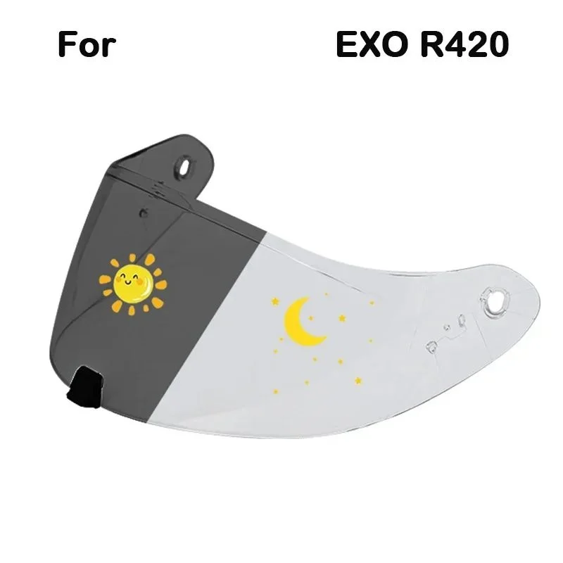 

Фотохромные линзы для козырька для шлема EXO R420, анфас, Viseira Capacete, детали гоночного шлема