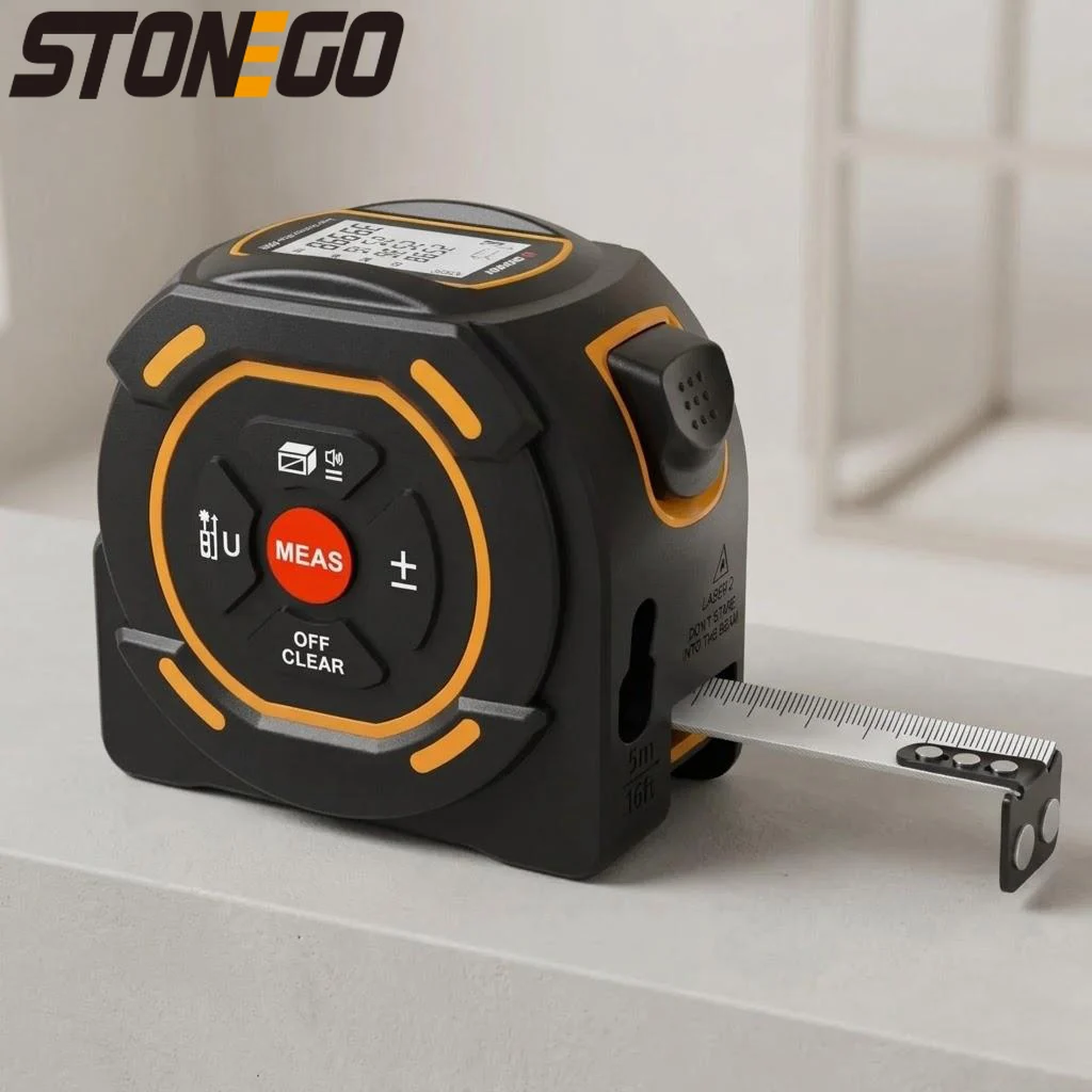 

Высокоточный цифровой лазерный дальномер 131 фут / 197 фут, стальной измерительный инструмент для точного измерения расстояний