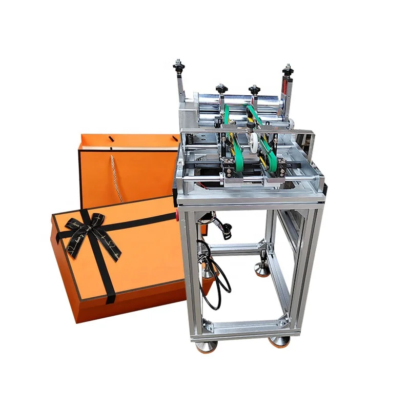 Wholesale 3-Sided Gift Box Cardboard Edging Banding Machine Automatic Hard Cover Book Making Machine