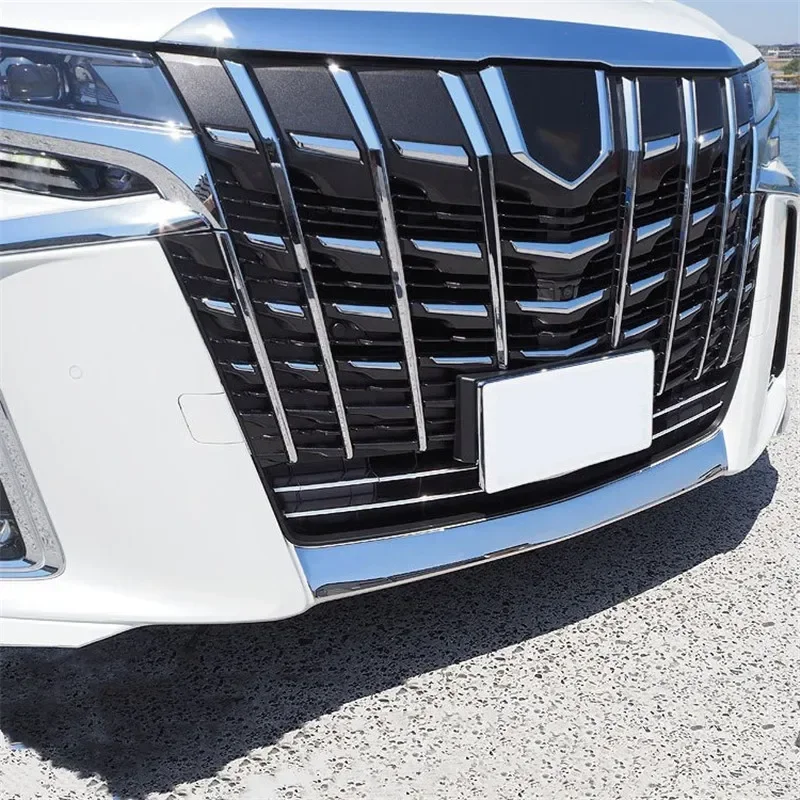 

WELKINRY для Toyota Alphard Sport Body Kit AH30 3-го поколения 2019-2022, передняя автомобильная головка, воздухозаборник, вентиляционное отверстие, решетка, бампер, накладка