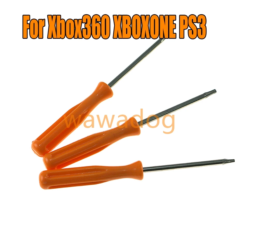 

200 шт. оранжевая прецизионная отвертка T6 T8 T10, инструменты для открытия, набор инструментов для ремонта безопасности, отвертка для Xbox One Xbox360 PS3