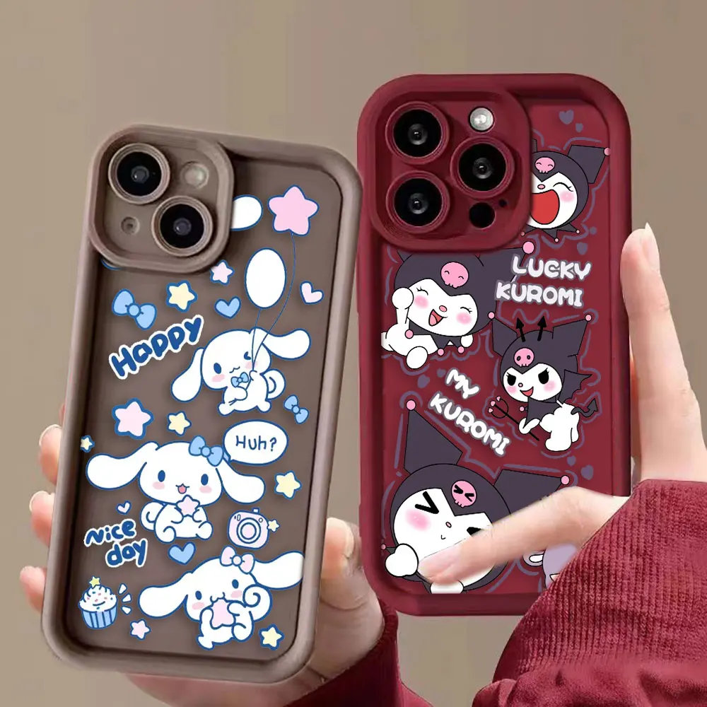 Cute Kuromi My Melody Cinnamoroll Phone Case For Huawei MATE 20 30 40 P20 P30 P40 P50 NOVA 5I 7 10 SE PRO Case Funda Coque Shell