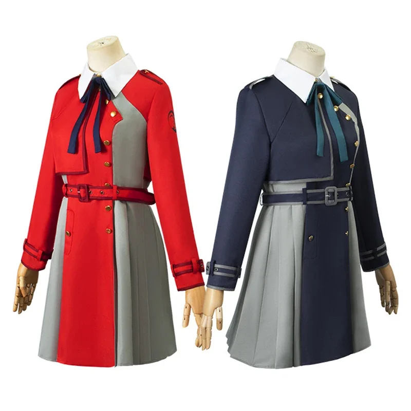 2025 Nuovo Takina Inoue Anime Lycoris Recoil Nishikigi Chisato Costume Cosplay Vestito Uniforme Parrucca Costumi di Halloween per Wom QIQ31