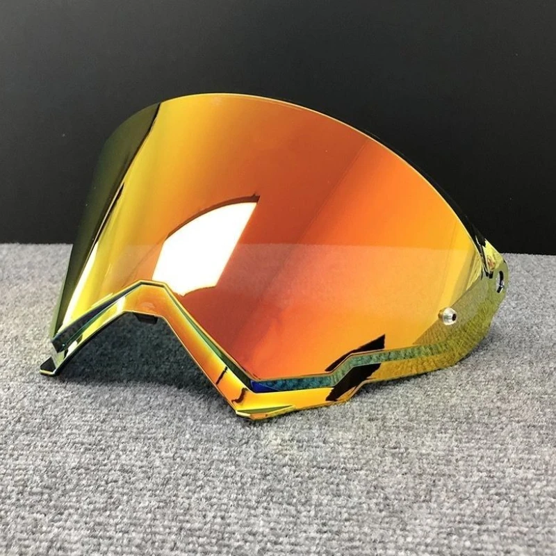 Helmet Visor for AGV AX9 Carbon Fiber Visors Locomotive Off-road Helmets Visors Tension Helmet Lens Opening Accessories