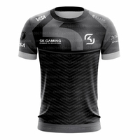 Player Game Jersey Uniform SK Gaming The Dream Short Sleeve T-shirt Men Esport Team Fans Summer Tops