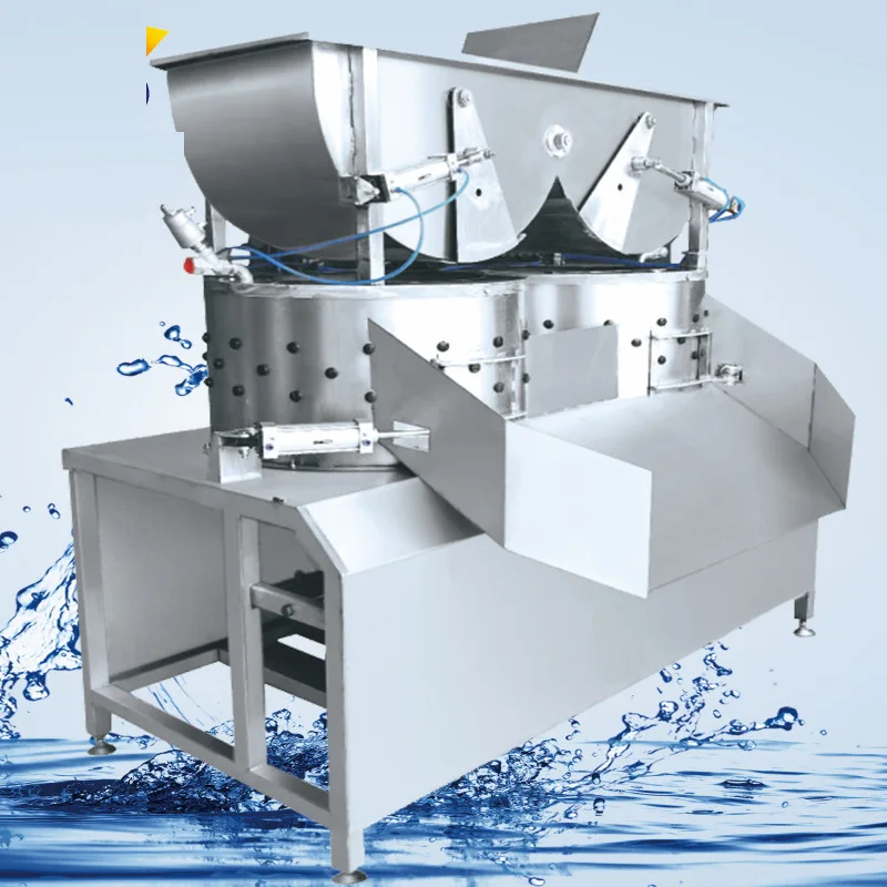 

Double barrel claw peeling machine, slaughtering machinery Double barrel claw peeling machine, automatic poultry peeling