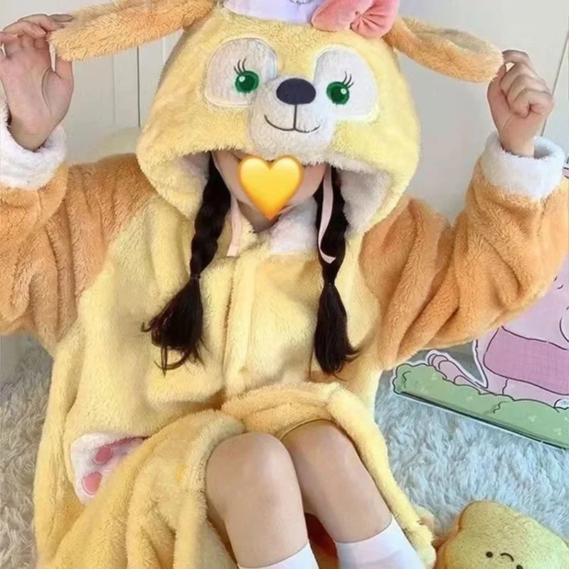 

Zz04zz12 Adult Chef Dog Cosplay Robes Kigurumi Onesie Anime Nightgown Halloween Cartoon Pajamas