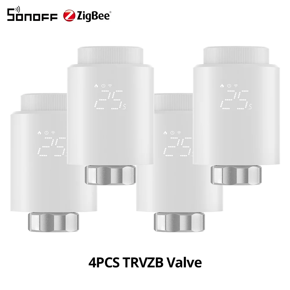 SONOFF TRVZB Zigbee thermostatische radiatorkraan Smart Home Verwarming Froest Protection Afstandsbediening Groepsbediening via eWeLink Alexa