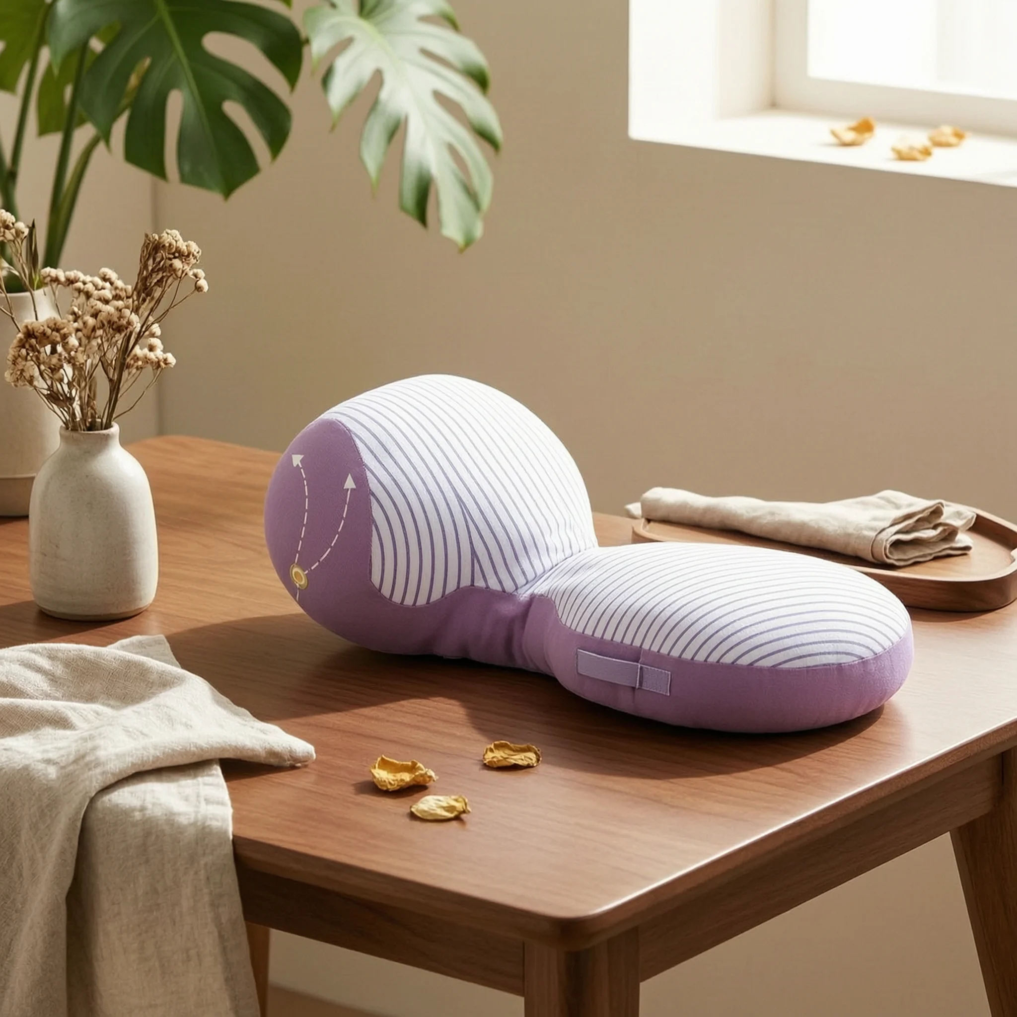 Back and Lumbar Cushion Upholstered Segmented Cushion Ergonomic Seat Pad Cushioned Comfort Accessory Adjustable