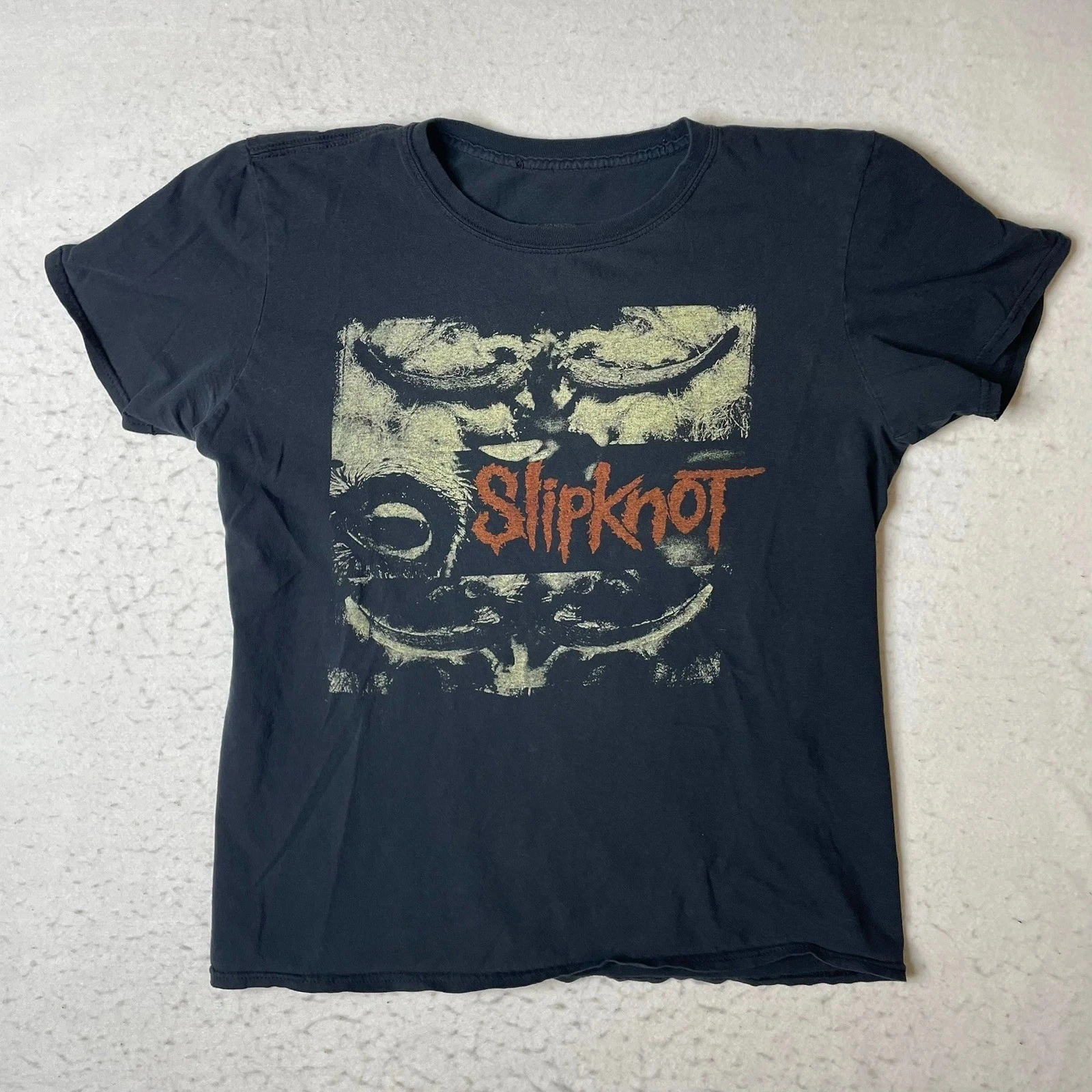 Summer Women's Vintage Slipknot Band T-shirt Pure Cotton and Breathable Short Sleeve Streetwear Oversized Loose Casual