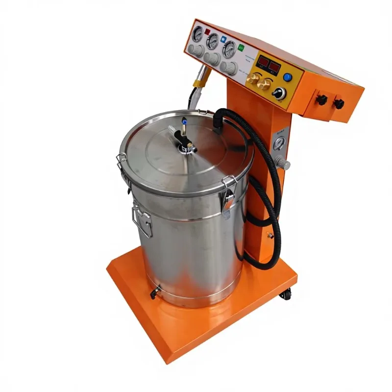 PLC‑Controlled Multi‑Voltage Powder Coating Machine, Electrostatic Spray Paint Gun for Automotive Repair
