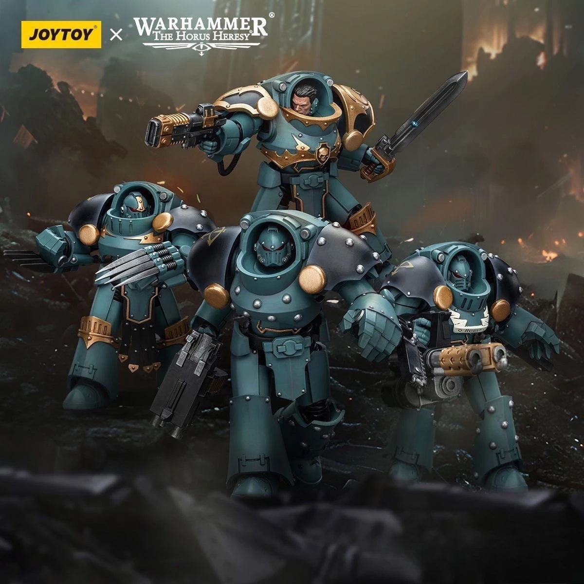 

JOYTOY 40k 1/18 Фигурка 14,2 см Сыны Гора Tartarus Terminator Squad Series Модель игрушки