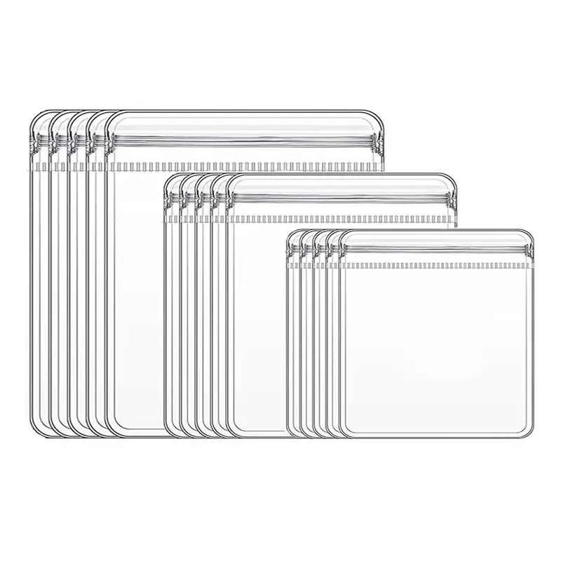 A84E-30Pcs 3 Sizes Clear Jewelry Organizer Earring Ring Necklace Storage Bags Travel, Anti Tarnish Protect Jewelry