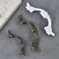 Hardware hole spacing 52/83mm zinc alloy antique drawer home improvement cabinet wardrobe handle strip European style