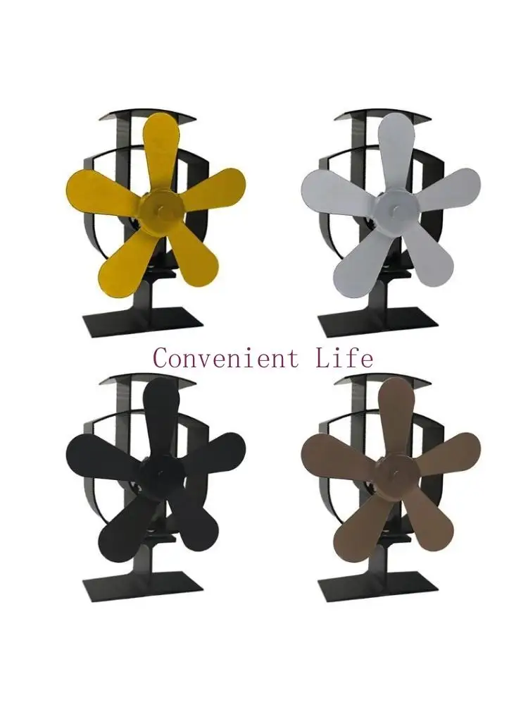 L1EE Kipas Kompor Ramah Lingkungan Cerobong untuk Kayu Log untuk Perapian Pembakar Tenang YL402