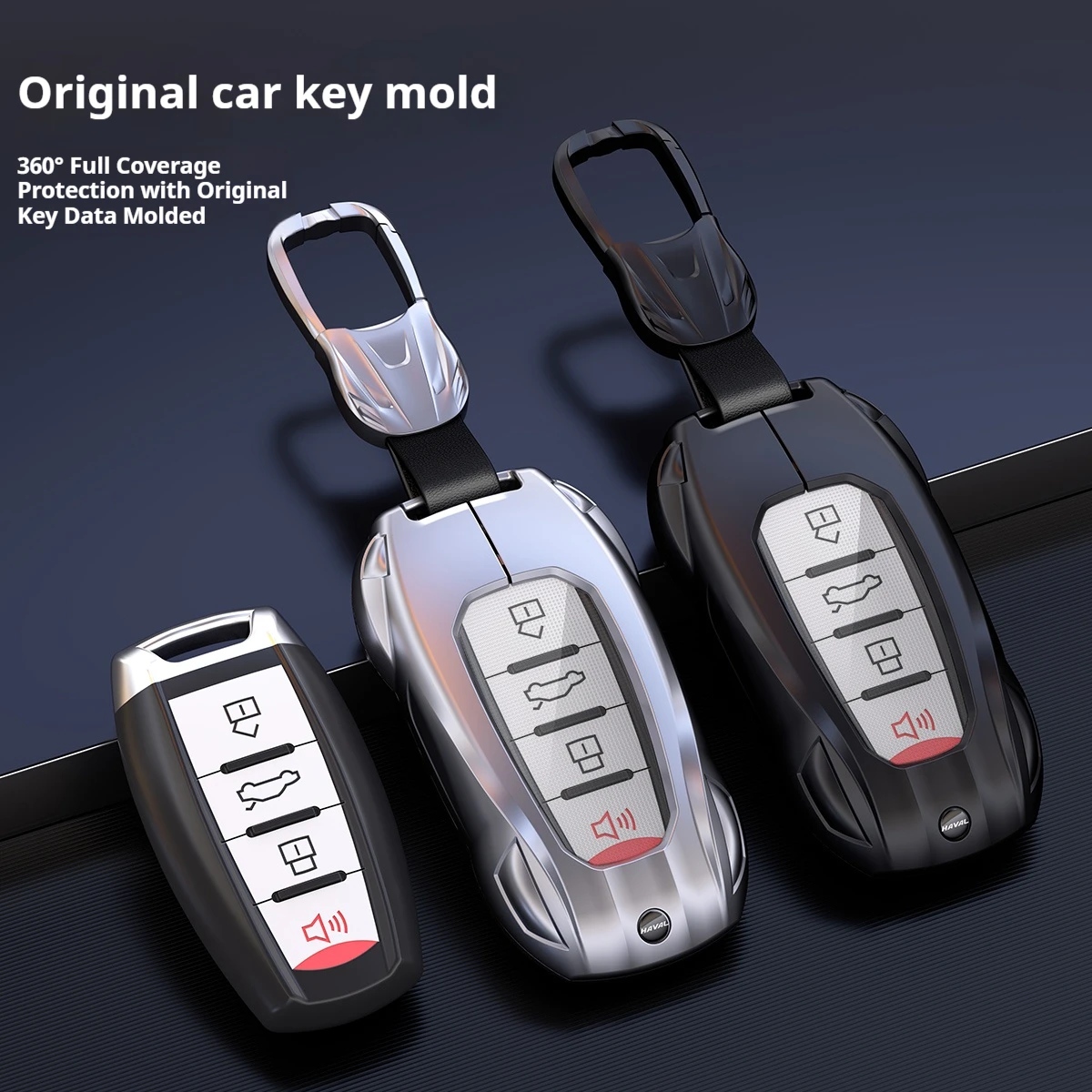 Silicone Car Remote Key Case Cover Holder For Great Wall Haval Hover H1 H4 H6 H7 H9 F5 F7 H2S GMW Coupe Accessory Metal Shell